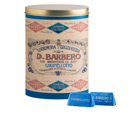 Gianduiotti - in scatola di metallo - gusto caramello salato - 150 gr - D. Barbero - METALGC - 8000813941431 - DMwebShop