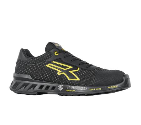 Calzatura di sicurezza Matt - S3 SRC CI ESD RedLeve - numero 38 - nero-giallo - U-power - RV20014-38 - 8033546490181 - DMwebShop