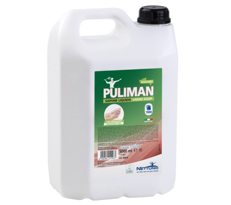 Sapone liquido Puliman Ecolabel - 5 lt - Nettuno - 00879 - 8009184011033 - DMwebShop