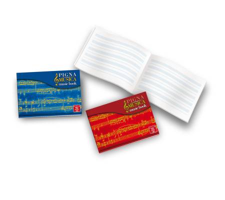 Album Musica - 17 x 24 cm - 16 fogli - 85 gr - 5 pentagrammi - conf. 10 pezzi - Pigna - 0462897IN - 8005235108943 - DMwebShop