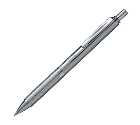 Roller a scatto Energel Sterling - punta 0,7 mm - fusto acciaio - Pentel - 0071025 - DMwebShop