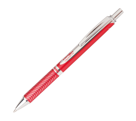 Roller a scatto Energel Sterling - punta 0,7 mm - fusto rosso - Pentel - 0100752 - DMwebShop