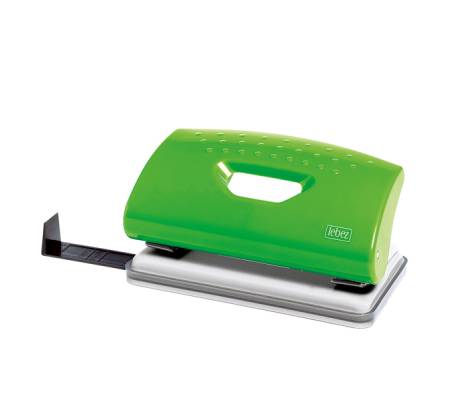 Perforatore - massimo 10 fogli - 2 fori - passo 8 cm - blu - Lebez - 1260 - 8007509012604 - 47066_3 - DMwebShop