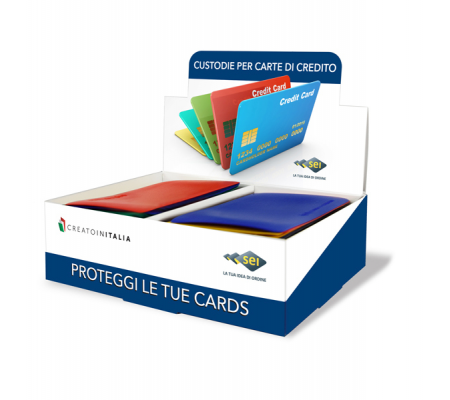Busta porta card - 5,8 x 8,7 cm - 1 tasca - colori assortiti - Sei Rota - 48431190 - 8004972027296 - 89444_1 - DMwebShop