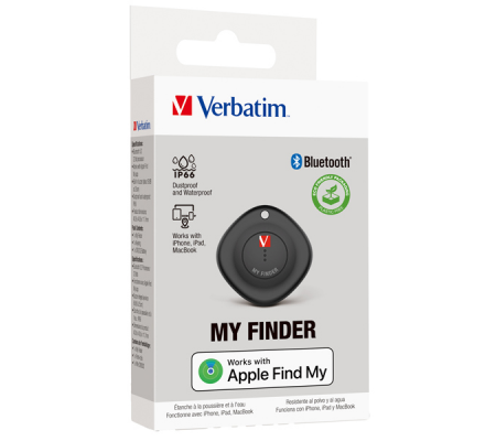 My Finder Nero Bluetooth Tracker-Confezione singola _Verbatim - 32130 - 023942321309 - VERB32130_1 - DMwebShop