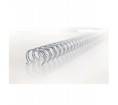 Dorsi spirale - metallo - 34 anelli - passo 3:1 - 6,3 mm - bianco - scatola 100 pezzi - GBC - RG810470 - 5019577190125 - 37024_1 - DMwebShop