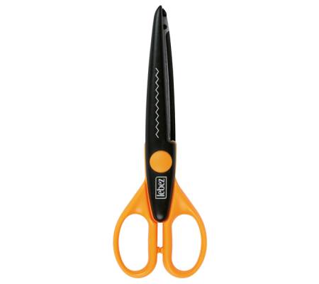 Forbici Snippy Zig Zag - 17 cm - impugnatura plastica - lama in metallo - colori assortiti - Lebez - 4339 - 8007509043394 - 40593_1 - DMwebShop