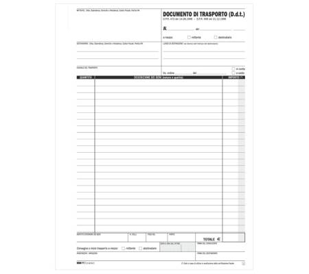 Blocco DDT - 50-50 fogli autoricalcanti - 29,7 x 21 cm - Edipro - E5216C - 8023328521615 - 50260_1 - DMwebShop
