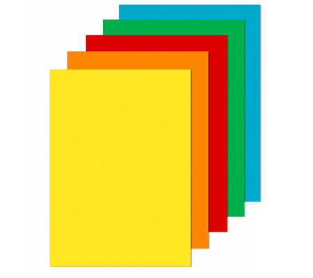 Carta Rismaluce Small - A4 - 200 gr - mix 5 colori - conf. 50 fogli - Favini - A69X504 - 8007057715125 - 50584_1 - DMwebShop