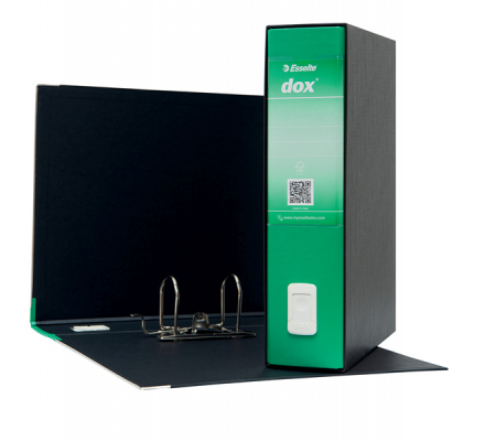 Registratore Dox 2 - dorso 8 cm - protocollo - 23 x 34 cm - verde - Esselte - Dox - D26214 - 8004389087456 - 51244_1 - DMwebShop