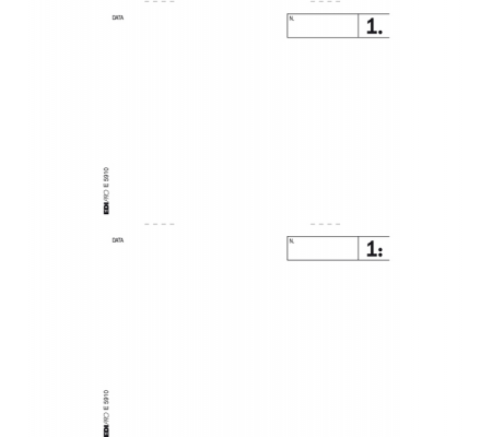 Blocco comande a 2 tagliandi - 25-25 fogli autoricalcanti - 17 x 9,9 cm - Edipro - E5910 - 8023328591007 - 55557_1 - DMwebShop
