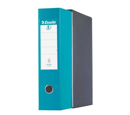 Registratore Eurofile G55 - dorso 8 cm - protocollo - 23 x 33 cm - turchese - Esselte - 390755800 - 80041677662041 - 64553_1 - DMwebShop