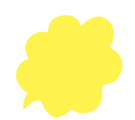 Segnaprezzi Nuvola - 8 x 8,5 cm - giallo - conf. 36 pezzi - Cwr - 05995 - 8004957059953 - 72124_1 - DMwebShop