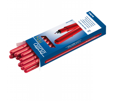 Pennarello fineliner Pen - 0,5 mm - rosso - Tratto - 830702 - 8000825830785 - 73982_1 - DMwebShop