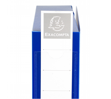 Scatola per archivio box - con bottone - 25 x 33 cm - dorso 6 cm - blu - Exacompta - 59632E - 3130630596325 - 82448_2 - DMwebShop