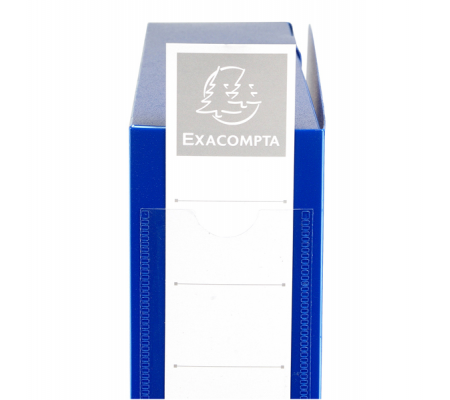 Scatola per archivio box - con bottone - 25 x 33 cm - dorso 6 cm - blu - Exacompta - 59632E - 3130630596325 - 82448_3 - DMwebShop