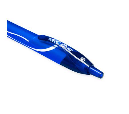 Penna a sfera a scatto Gelocity Quick Dry - punta 0,7 mm - blu - conf. 12 pezzi - Bic - 950442 - 3086123498303 - 82695_2 - DMwebShop