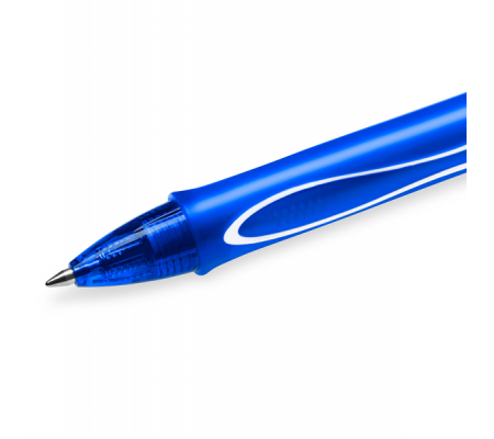 Penna a sfera a scatto Gelocity Quick Dry - punta 0,7 mm - blu - conf. 12 pezzi - Bic - 950442 - 3086123498303 - 82695_4 - DMwebShop