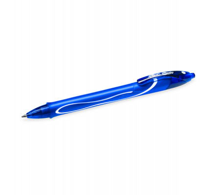 Penna a sfera a scatto Gelocity Quick Dry - punta 0,7 mm - blu - conf. 12 pezzi - Bic - 950442 - 3086123498303 - 82695_5 - DMwebShop