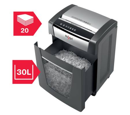 Distruggidocumenti Momentum X420 - a frammenti - 30 lt - Rexel - 2104578eu - 5028252523417 - 90021_2 - DMwebShop