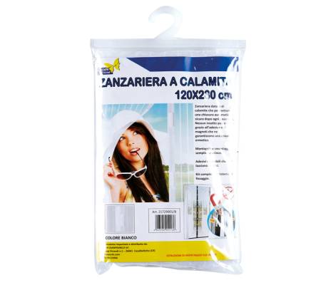 Zanzariera a calamita - 230 x 120 cm - bianco - Garden Friend - Z1729001/B - 8023755051136 - 91721_1 - DMwebShop