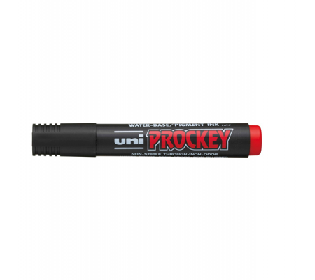 Marcatore Uni Prockey M126 - punta a scalpello da 1 - 5,7 mm - rosso - Uni Mitsubishi - M 126 R - 4902778917213 - 30354_1 - DMwebShop