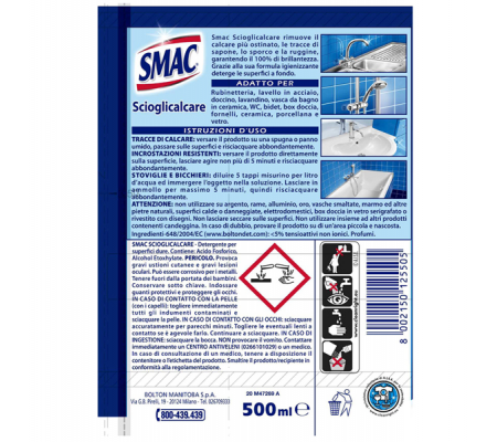 Scioglicalcare - 500 ml - Smac - M77974 - 8002150125505 - 31864_1 - DMwebShop