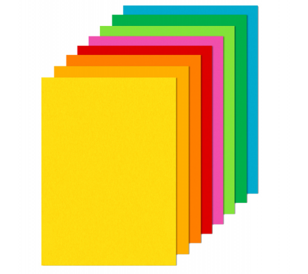 Carta Rismaluce - A4 - 90 gr - mix 8 colori - conf. 300 fogli - Favini - A66X314 - 8007057628647 - 32688_1 - DMwebShop