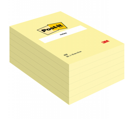 Blocco foglietti - giallo Canary - 102 x 152 mm - 100 fogli - Post-it - 7100172752 - 4024526003303 - 38515_1 - DMwebShop