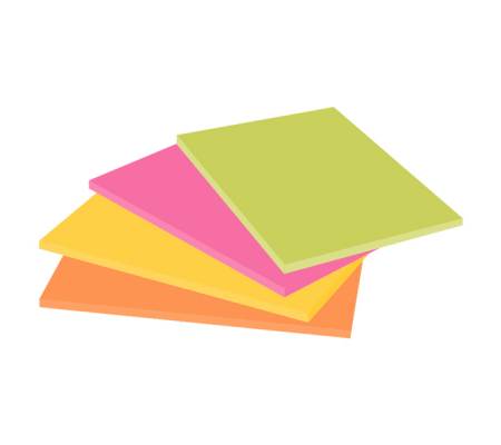 Blocco foglietti Super Sticky Meeting Notes - giallo e rosa neon - 203 x 152 mm - 45 fogli - Post-it - 7100234637 - 051131849693 - 53558_1 - DMwebShop