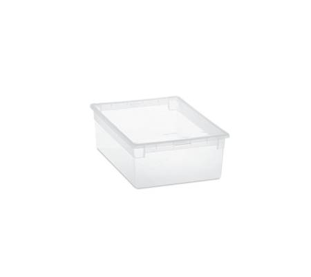 Contenitore multiuso Light Box mt - 27,8 x 39,6 x 13,2 cm - 12 lt - plastica - trasparente - Terry - 1001379 - 8005646013799 - 64596_1 - DMwebShop