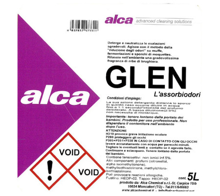 Detergente deodorante Glen - erbe di brughiera - tanica da 5 lt - Alca - ALC412 - 8032937573311 - 74143_1 - DMwebShop