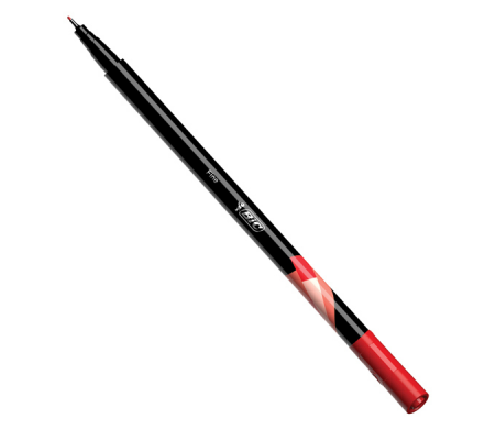 Fineliner Intensity - punta 0,4 mm - rosso - conf. 12 pezzi - Bic - 942084 - 3086123449350 - 83370_3 - DMwebShop