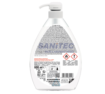 Sani Gel Med igienizzante mani - 600 ml - Sanitec - 1035 - 8054633839423 - 93502_1 - DMwebShop