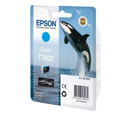 Cartuccia ink - ciano - T7602 - 25,9 ml - Epson - C13T76024010 - 8715946539072 - EPST76024010_1 - DMwebShop