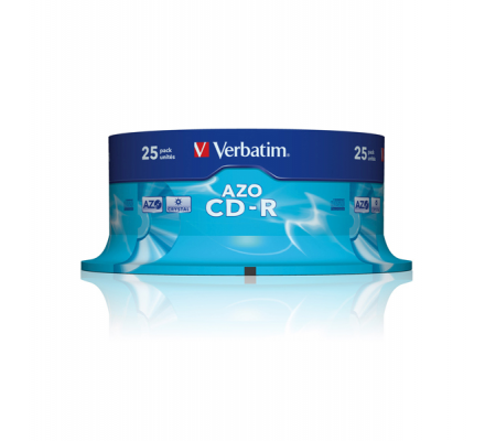 Scatola 25 CD-R DataLife Plus - 1X-52X - serigrafato - 700Mb - Verbatim - 43352 - 023942433521 - VERCD70048S25K_1 - DMwebShop