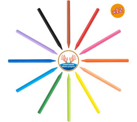 Pastelli Plastidecor - plastica - colori assortiti - astuccio 12 pezzi - Bic - 9457645 - 3270220000341 - 46454_1 - DMwebShop