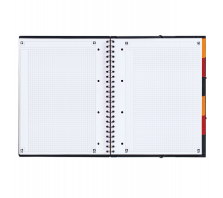 Blocco spiralato Organiser Book - 5 mm con margine - 240 x 297 mm - 80 gr - 80 fogli - Oxford - 100102777 - 3020120018010 - 50206_1 - DMwebShop