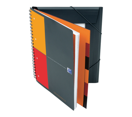 Blocco spiralato Organiser Book - 5 mm con margine - 240 x 297 mm - 80 gr - 80 fogli - Oxford - 100102777 - 3020120018010 - 50206_2 - DMwebShop
