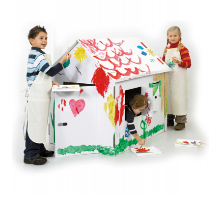 Modello Casa XXL - 120 x 80 x 110 cm - in cartone - Joypac - JP 000.405 - 4033657952534 - 56911_1 - DMwebShop
