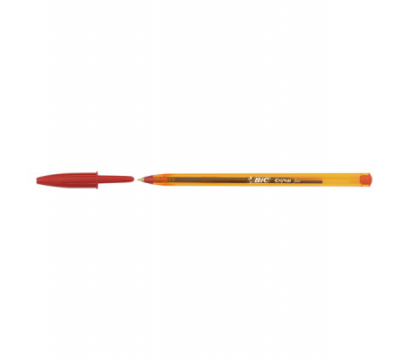 Penna sfera Cristal - punta fine 0,8 mm - rosso - conf. 50 pezzi - Bic - 872720 - 3086123134379 - 57678_1 - DMwebShop