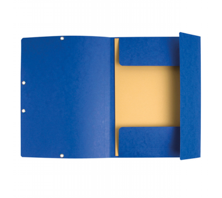 Cartellina con elastico - cartoncino lustre' - 3 lembi - 400 gr - 24 x 32 cm - blu - Exacompta - 55502E - 3130630555025 - 71859_1 - DMwebShop