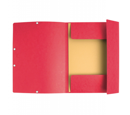 Cartellina con elastico - cartoncino lustre' - 3 lembi - 400 gr - 24 x 32 cm - rosso - Exacompta - 55505E - 3130630555056 - 71862_1 - DMwebShop