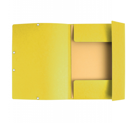 Cartellina con elastico - cartoncino lustre' - 3 lembi - 400 gr - 24 x 32 cm - giallo limone - Exacompta - 55529E - 3130630555292 - 71870_1 - DMwebShop