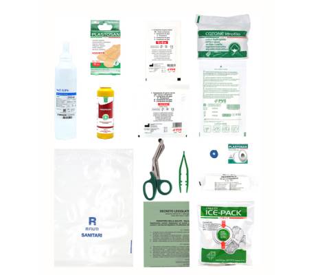 Valigetta di pronto soccorso Medic 1 - 25 x 19 x 9 cm - fino a 2 persone - arancio - Pvs - CPS513 - 8034028010071 - 73552_2 - DMwebShop