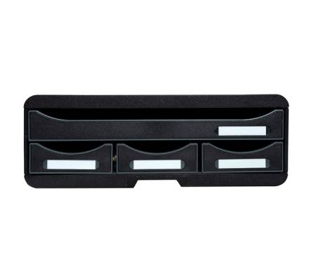 Cassettiera Toolbox - 27 x 35,5 x 13,5 cm - 4 cassetti - nero - Exacompta - 319714D - 9002493424180 - 83528_1 - DMwebShop