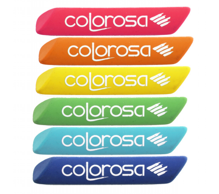 Gomma soft touch Colorosa - 8 cm - colori assortiti - expo 48 pezzi - Ri.plast - 360100 - 8004428045447 - 83950_1 - DMwebShop