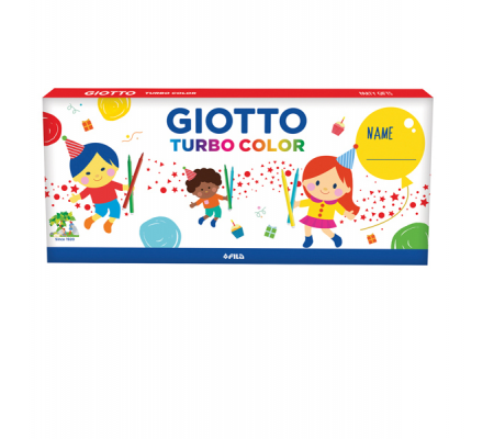 Set 12 astucci da 6 pennarelli - turbo color party gifts - Giotto - 314000 - 8000825026904 - 88330_2 - DMwebShop