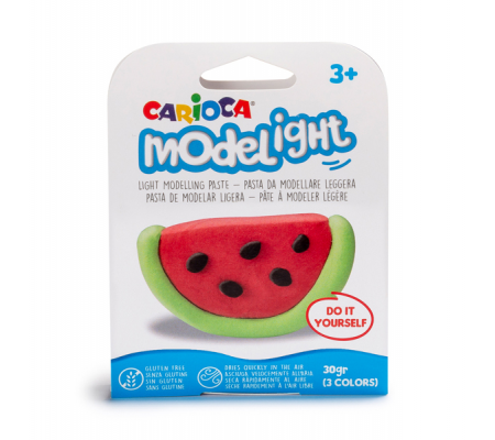 Pasta Model Light - 30 gr - tema frutta - expo 16 pezzi - Carioca - 42687 - 8003511520021 - 89324_1 - DMwebShop