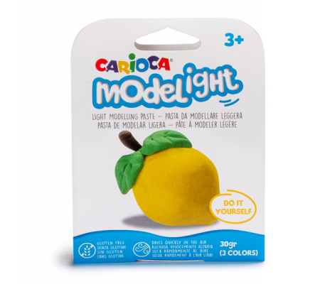 Pasta Model Light - 30 gr - tema frutta - expo 16 pezzi - Carioca - 42687 - 8003511520021 - 89324_2 - DMwebShop